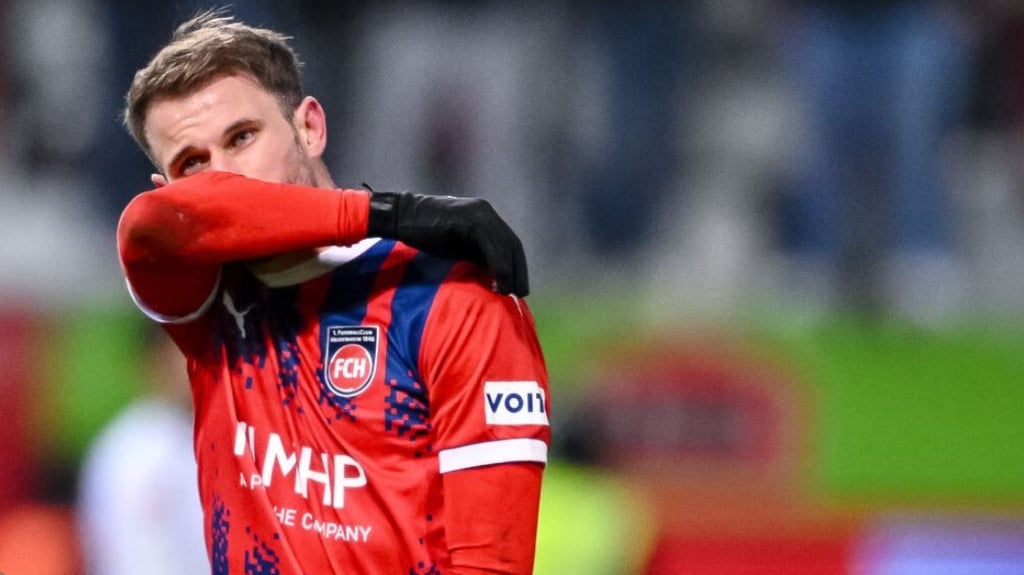 Leo Scienza vom 1. FC Heidenheim – der Ex-Magdeburger hätte zum großen Helden werden können.