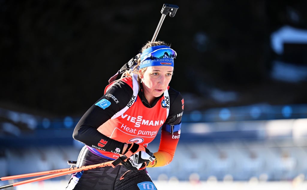 Franziska Preuß greift nach ihrer fünften WM-Medaille.