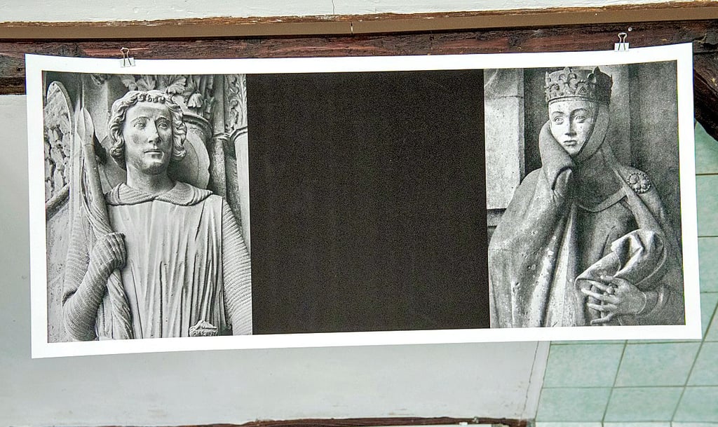 Wären das wohl schönere Paar: Uta aus dem Naumburger Dom trifft auf Theoderich von Chartres – ein Werk aus der Reihe „Paare“.
