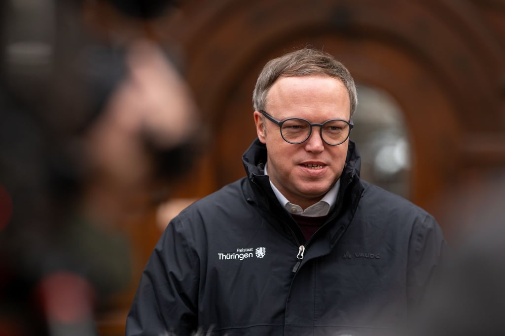 Thüringens Regierungschef Mario Voigt (CDU) ruft die Menschen im Land dazu auf, sich an der Wahl zu beteiligen. (Archivbild)