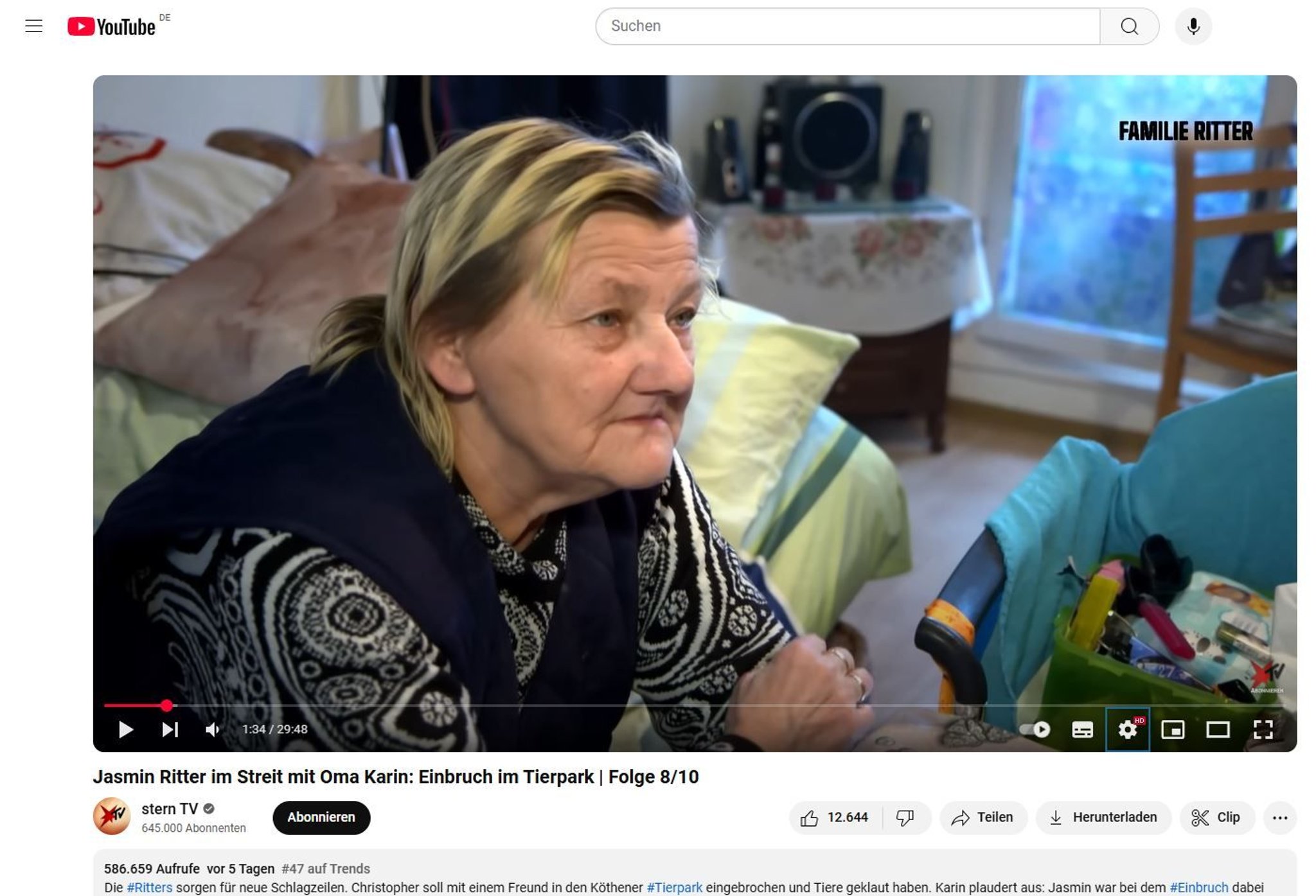 SternTVSpezial Neue Einblicke in die RitterFamilie aus Köthen