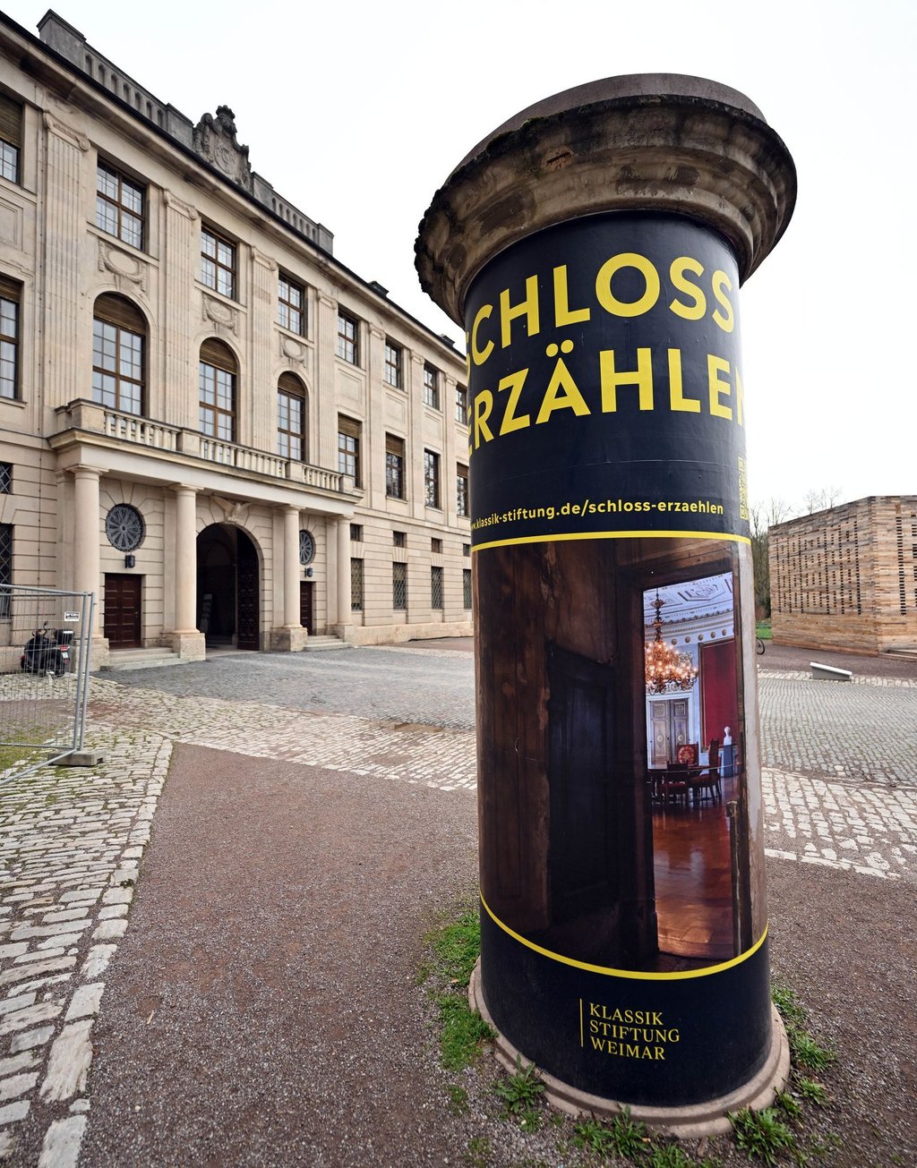 Die Litfaßsäulen in Thüringen werden vor allem zur Ankündigung von Kulturveranstaltungen genutzt. (Archivbild)