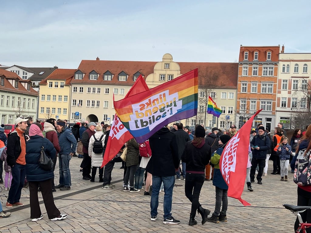 Die Stimmung auf dem Altmarkt war gut, optimistisch und gemeinschaftlich, aber kämpferisch.