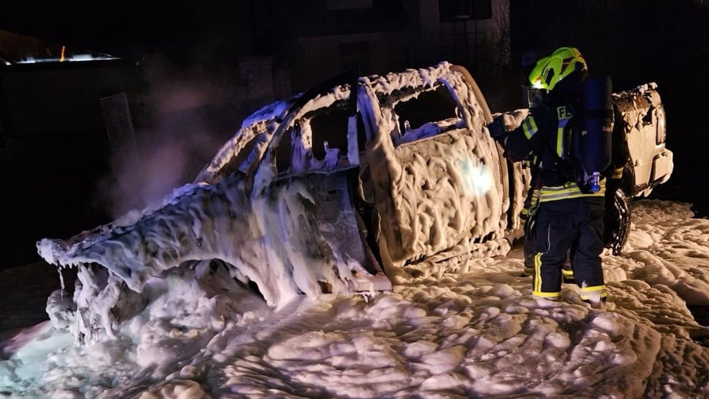 Pkw-Brand in Schkopau