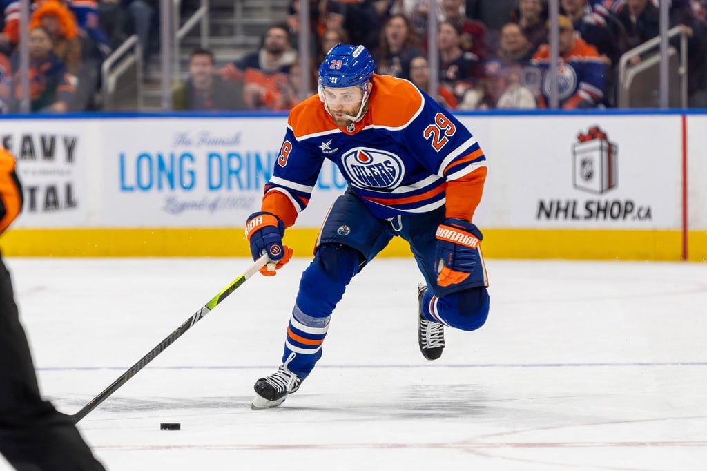 Getroffen, aber verloren: Leon Draisaitl.