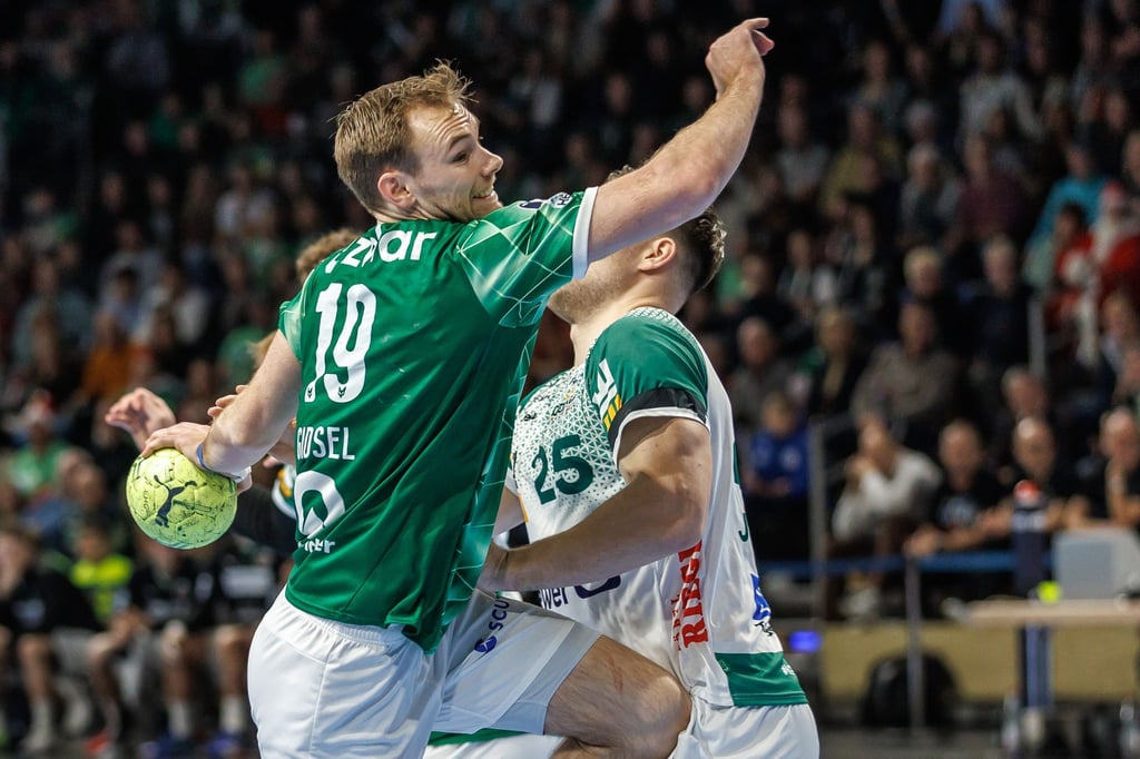 Welthandballer Mathias Gidsel führte seine Füchse zum Sieg gegen Flensburg