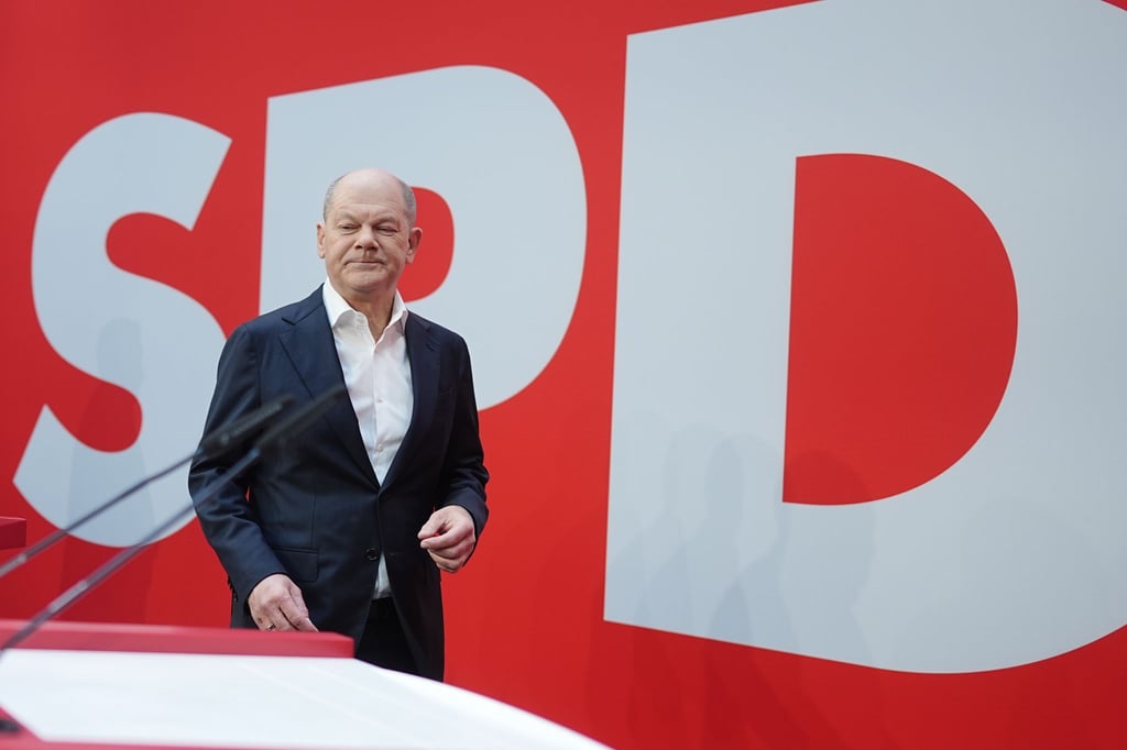 Bundeskanzler Olaf Scholz (SPD) betonte, dass ihm sein Direktmandat viel bedeute.