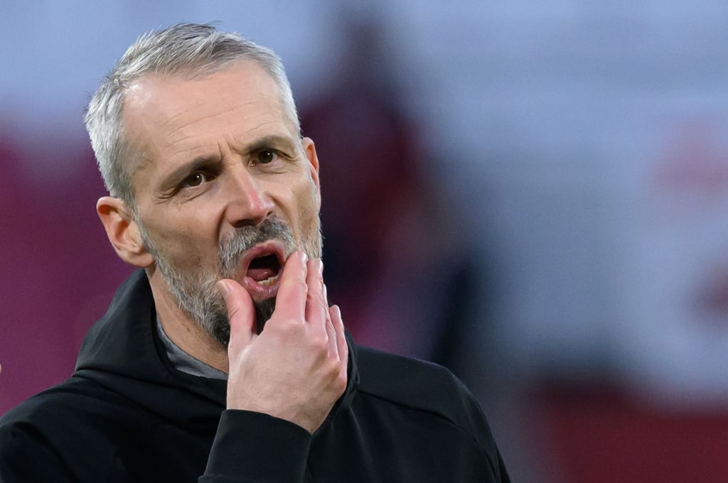 Auf der Suche nach Lösungen: Leipzigs Trainer Marco Rose.