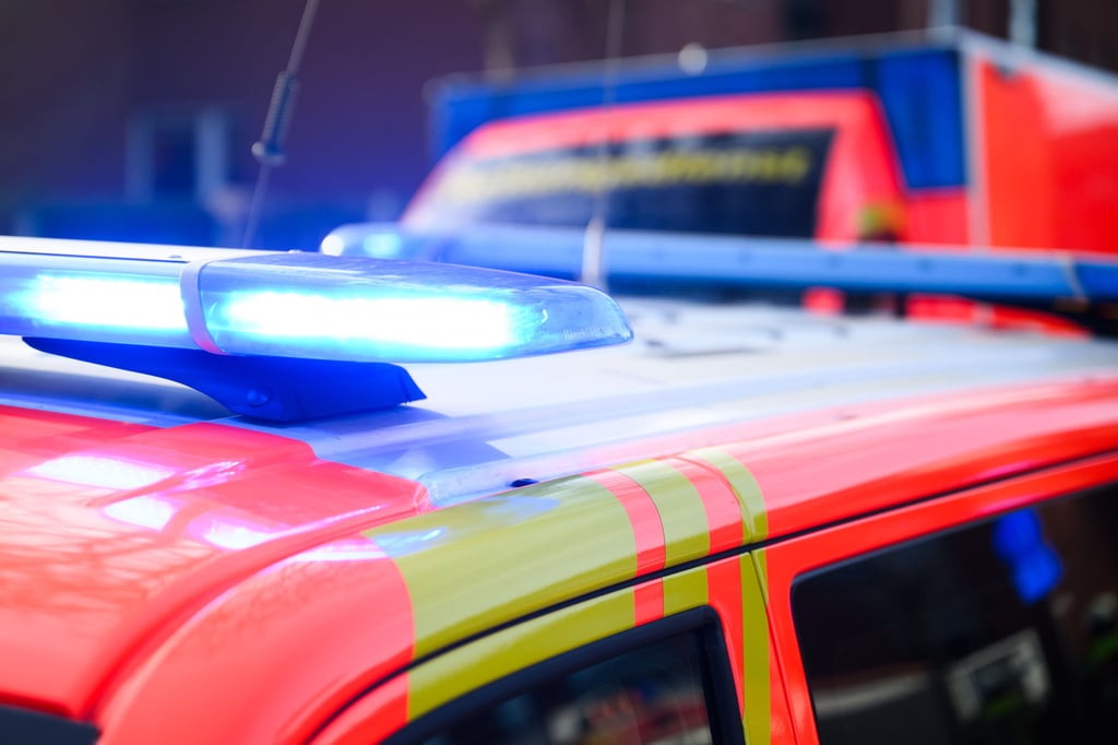 Der Rettungsdienst kam am Dienstag auf der B87 in Eckartsberga zum Einsatz.