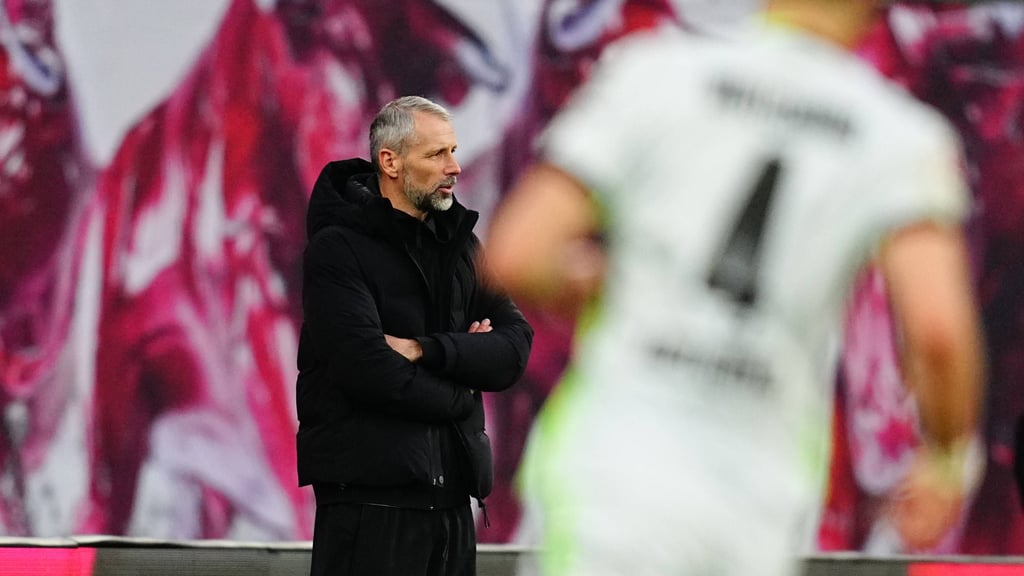 Marco Rose vor schweren Wochen mit RB Leipzig.