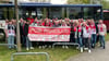 Der FC Bayern-Fanclub Ostharz aus Ballenstedt on Tour zu einem Bundesliga-Spiel des FC Bayern in München.