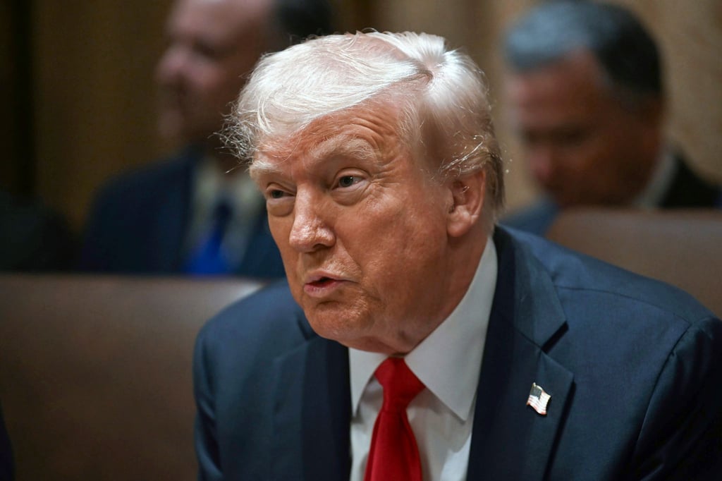 Trump hat während seiner ersten Kabinettssitzung nach seiner Wiederwahl über etliche Themen gesprochen - auch Zölle.