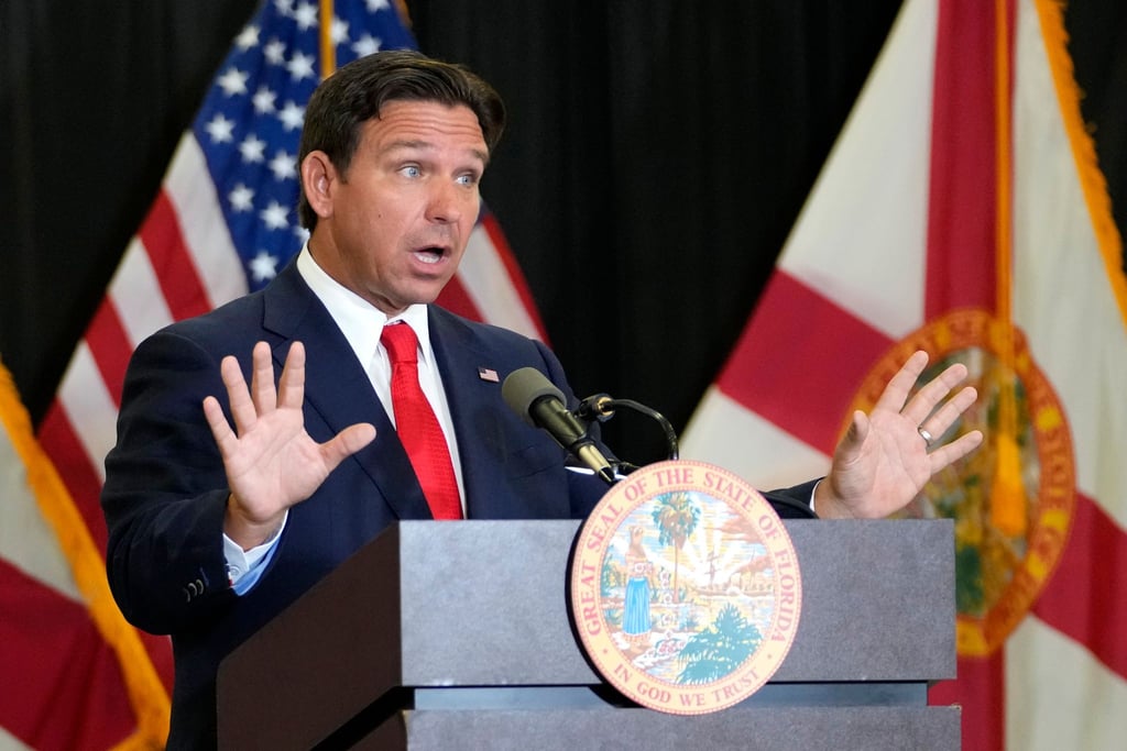 „Florida ist kein Ort, an dem diese Art von Verhalten willkommen ist“, sagt Gouverneur Ron DeSantis. (Archivbild)