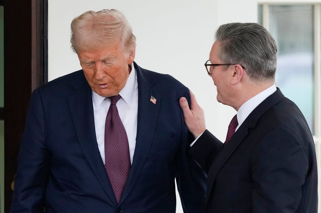 Bei der Zusammenkunft in Washington sprachen Trump und Starmer auch über den Krieg in der Ukraine.
