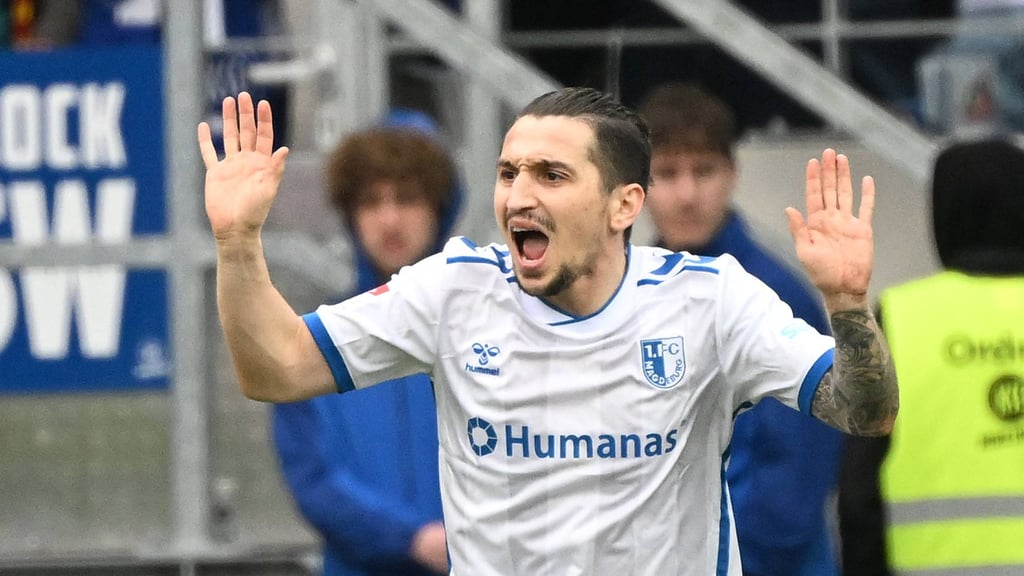 Baris Atik vom 1. FC Magdeburg wird wegen einer Sperre gegen den SV Darmstadt fehlen.