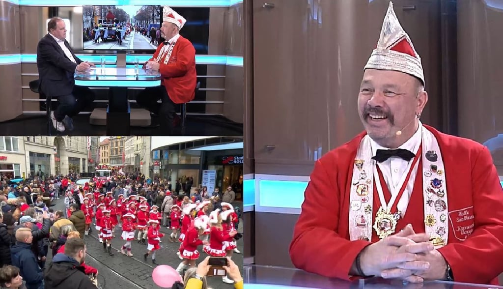 HSKV-Präsident Ingo Küßner ist zu Gast im Studio in Halle: Im Studiotalk geht es um den bevorstehenden Rosenmontagsumzug und die Highlights der Session.