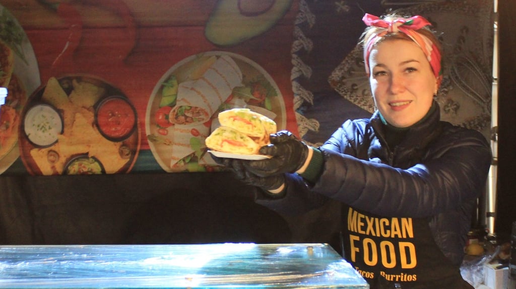 Fuad Karimov möchte mit Tacos und Burritos bei den Besuchern punkten.