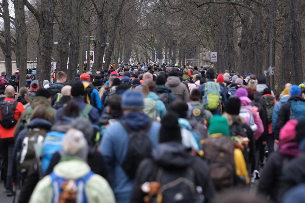 Die Extremwanderung durch Leipzig lockte rund 9.000 Teilnehmer an.
