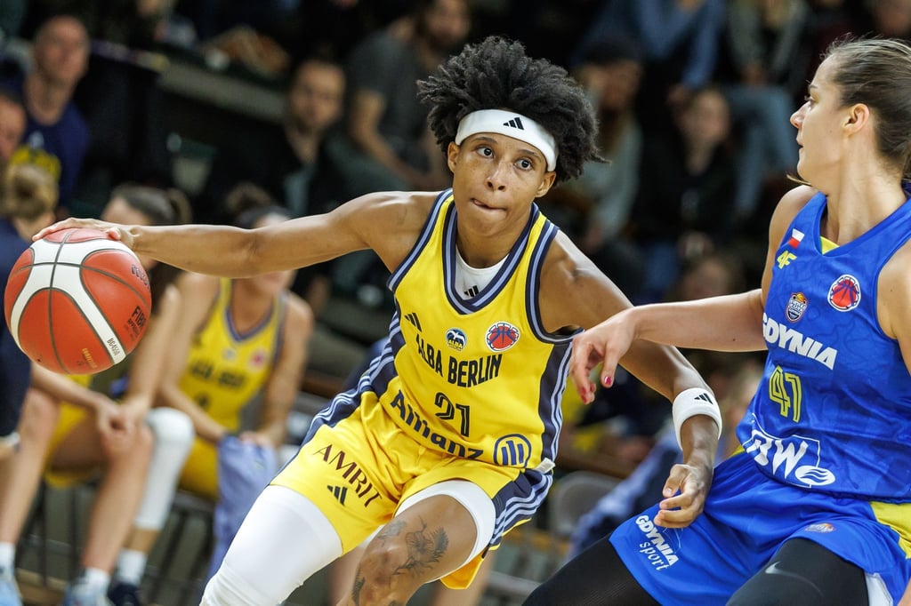 Deeshyrea Thomas erzielte für Alba 13 Punkte gegen Saarlouis