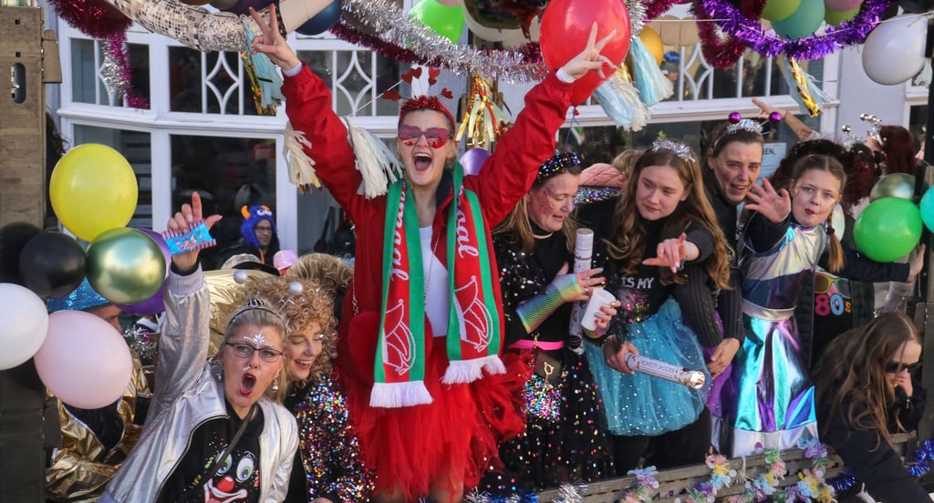 Schnappschuss vom Karnevalsumzug in Osterburg (Landkreis Stendal) am Sonnabend, 1. März 2025.