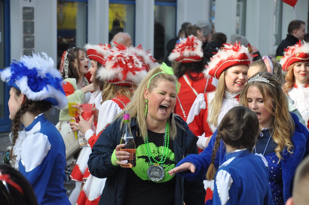 Schnappschuss vom Karnevalsumzug in Osterburg (Landkreis Stendal) am Sonnabend, 1. März 2025.