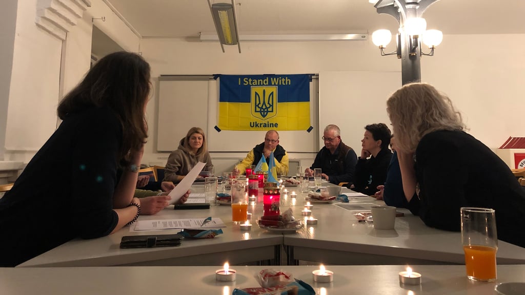 Um den Verein "Fußstapfen" und seine Ziele vorzustellen, wurden auch Ukrainer, die in Quedlinburg und der Region leben, eingeladen.