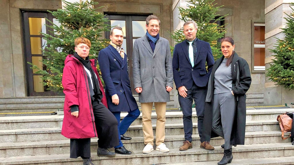 Das Kompetenzteam von Alexander Vogt (Mitte): Mandy Grünbaum, Phillip Körner, Achmed Großer und Beate Saubke (v.l.).