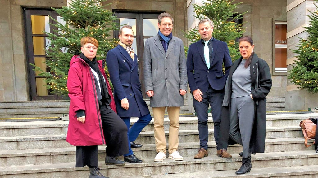 Das Kompetenzteam von Alexander Vogt (Mitte): Mandy Grünbaum, Phillip Körner, Achmed Großer und Beate Saubke (v.l.).