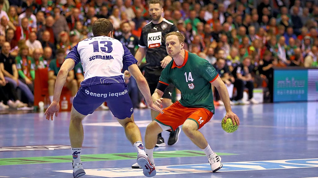 Nach drei Monaten Verletzungszeit stand Omar Ingi Magnusson gegen Potsdam endlich wieder auf der Platte.