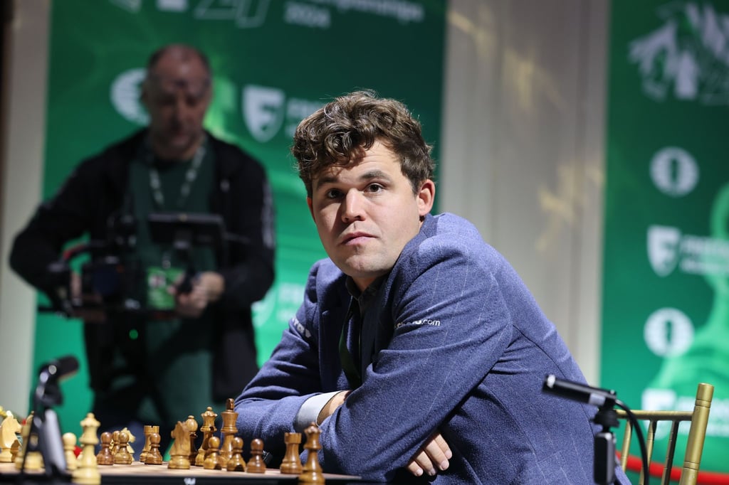 Titelverteidiger Magnus Carlsen erklärte nach dem Wirbel um seine Jeans seinen Rückzug von der Schnellschach-WM. (Archivbild)