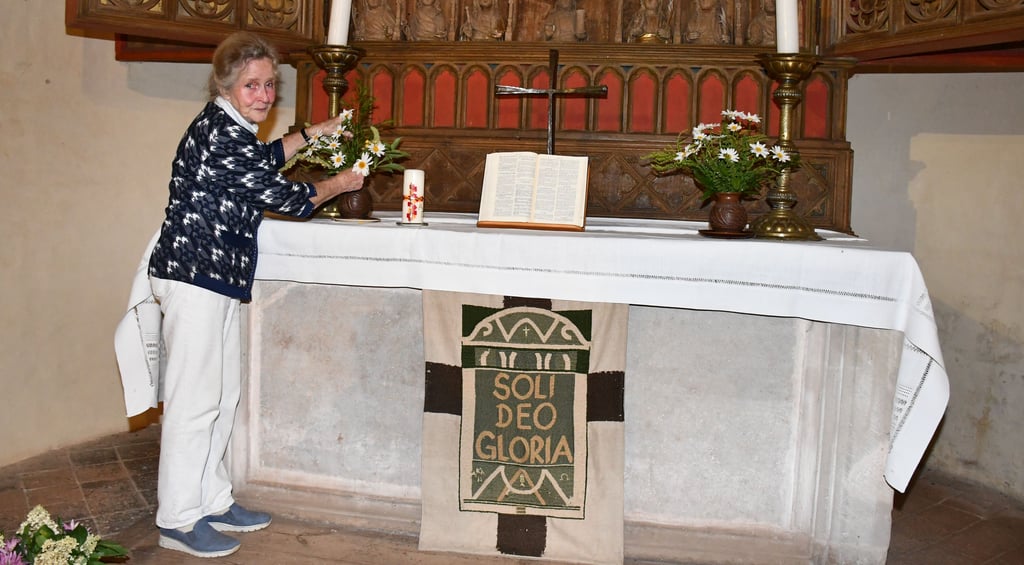 Irmela Güde engagiert sich seit Jahrzehnten für die Klosterkirche und wurde nun bestohlen.