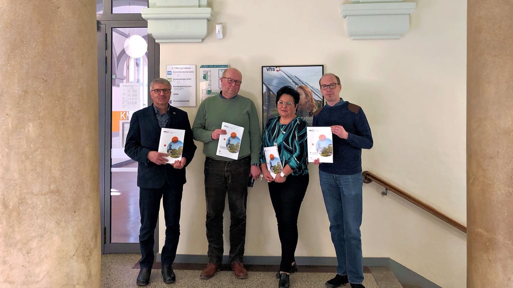 Stellen das aktuelle Programm vor: Thomas Sagner, Ronald Gauert, Irka Schmidt und Georg List (v.l.).
