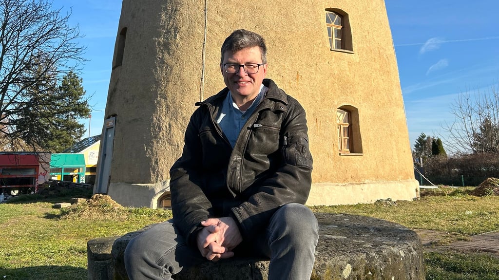 Lutz Kattein ist der neue Vorsitzende des Vereins zum Erhalt der Düppler Mühle in Magdeburg-Olvenstedt.