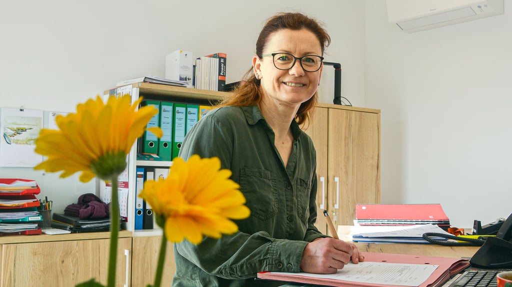 Anke Gärtner, seit März die neue Geschäftsführerin der Wolmirstedter Wohnungsbaugesellschaft, hat viel vor.