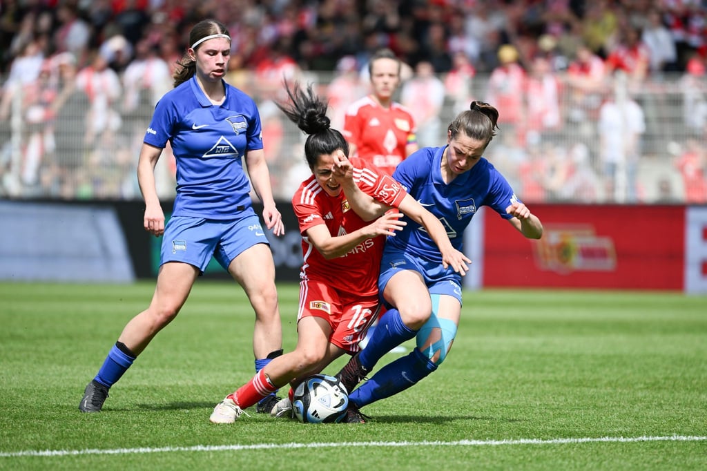 In der vergangenen Saison standen sich die Frauen von Hertha und Union noch in der Regionalliga gegenüber.