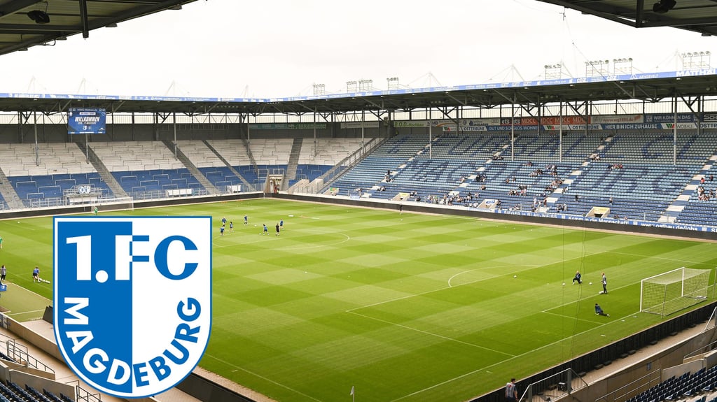 Die Avnet-Arena, die Heimspielstätte vom 1. FC Magdeburg in der 2. Bundesliga.