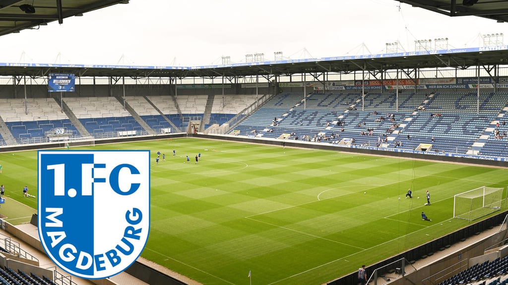 Die Avnet-Arena, die Heimspielstätte vom 1. FC Magdeburg in der 2. Bundesliga.