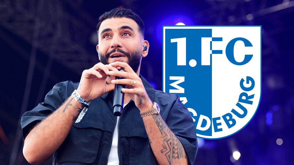 Für Rapper Samra ist der 1. FC Magdeburg die Nummer Eins. Seit Jahren ist der Musiker begeisterter Fan des Vereins.