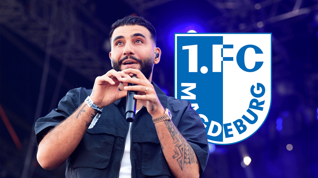 Für Rapper Samra ist der 1. FC Magdeburg die Nummer Eins. Seit Jahren ist der Musiker begeisterter Fan des Vereins.