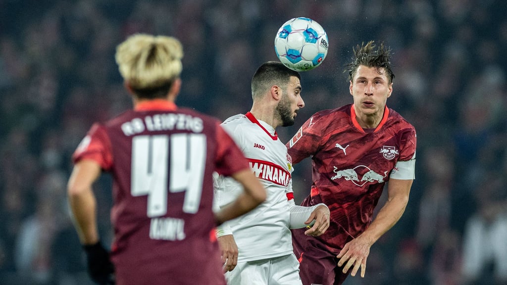 Pokalfight zu erwarten: RB-Kapitän Willi Orban gegen Dennis Undav.