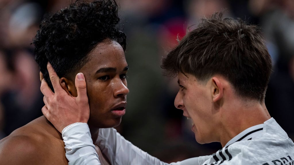 Reals Jungstars: Endrick und Arda Güler (von links).