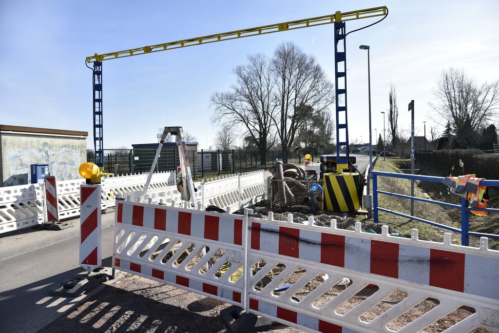 Blick auf die Baustelle.