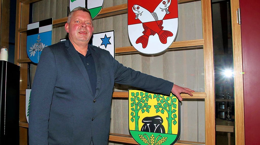 Bürgermeister Marko Simon im Verwaltungsamt.