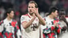 Harry Kane brilliert gegen Bayer Leverkusen.