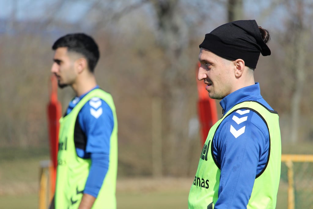 Baris Atik (re.) und Livan Burcu sind beim 1. FC Magdeburg gesetzt - auch beim Spiel gegen Greuther Fürth.