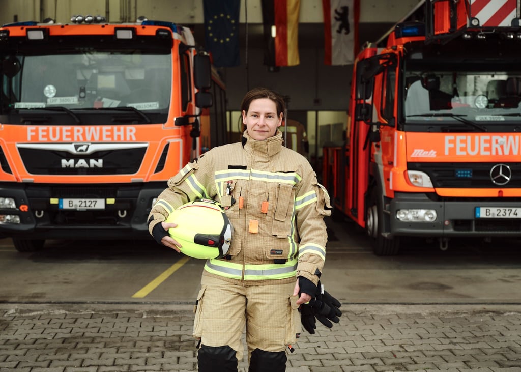 Beatrice Wrenger von der Berliner Feuerwehr (Handout)