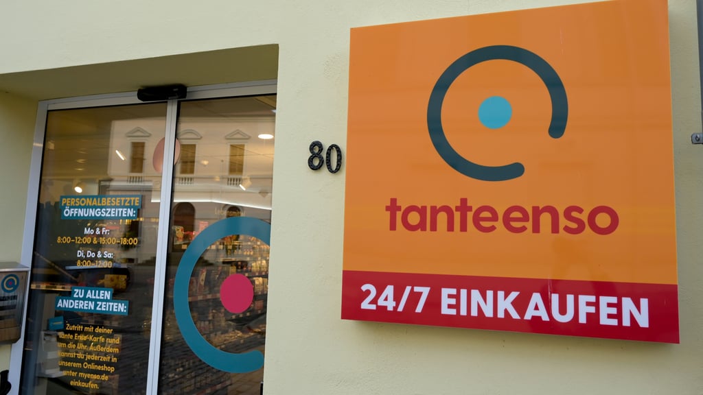Ab sofort kann in Wörlitz und Abtsdorf wieder rund um die Uhr im Tante Enso eingekauft werden.