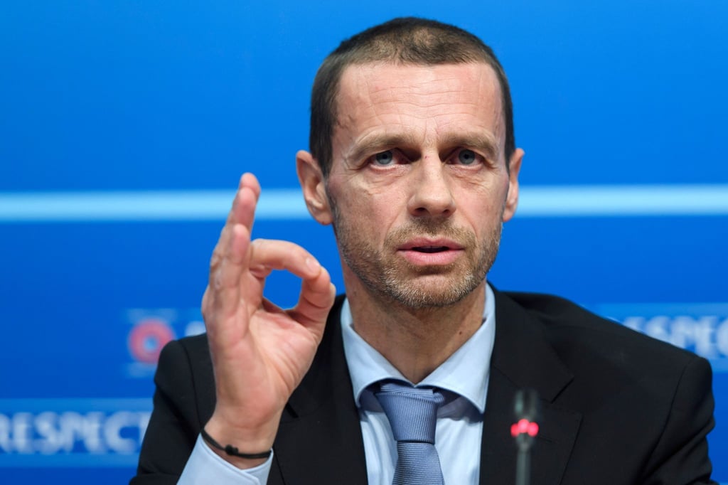Die Zahlen stimmen. UEFA-Chef Ceferin zeigt sich zufrieden.