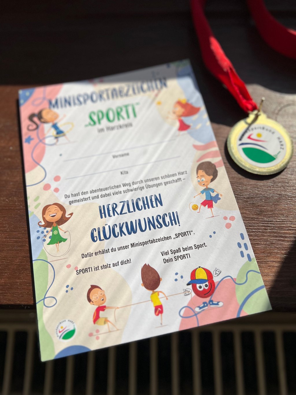 Am Ende gab es für alle eine Urkunde plus Medaille.