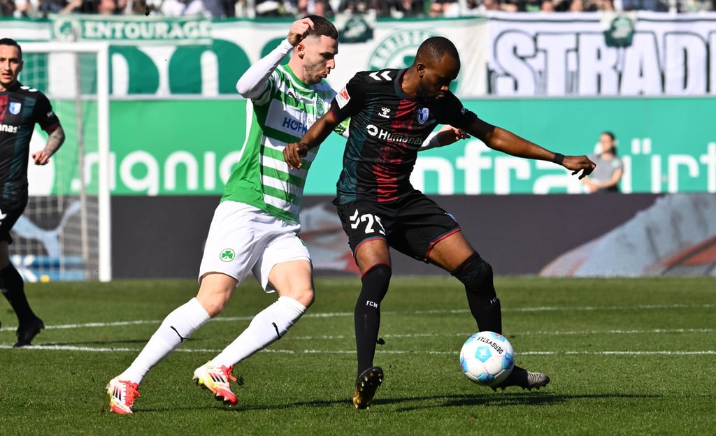 In einem ansehnlichen Spiel teilen der 1. FC Magdeburg und Greuther Fürth beim 1:1-Unentschieden die Punkte.